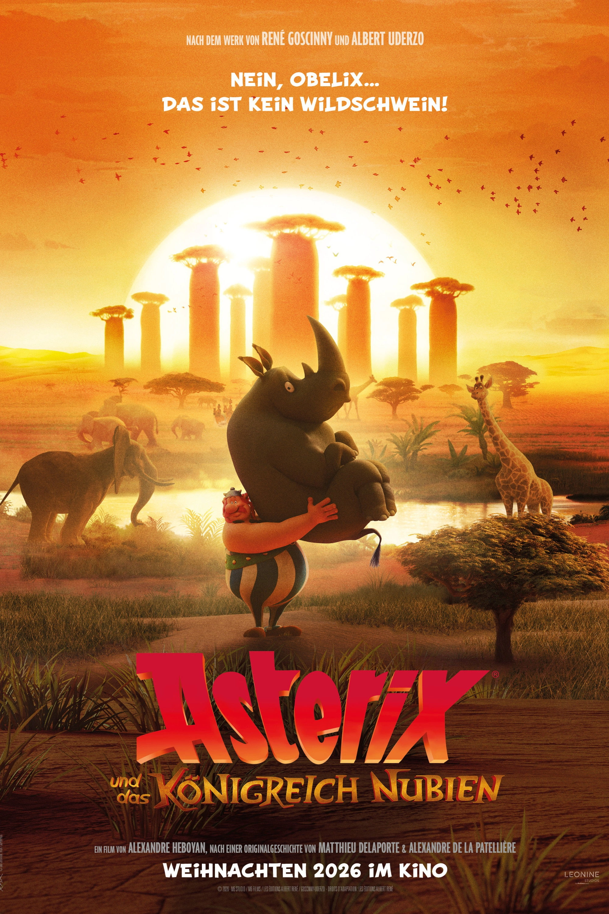 Asterix und das Königreich von Nubien – Filmplakat