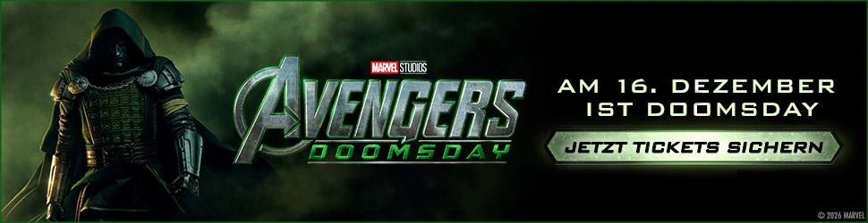 Avengers: Doomsday – Am 16. Dezember ist Doomsday. Jetzt Tickets sichern.