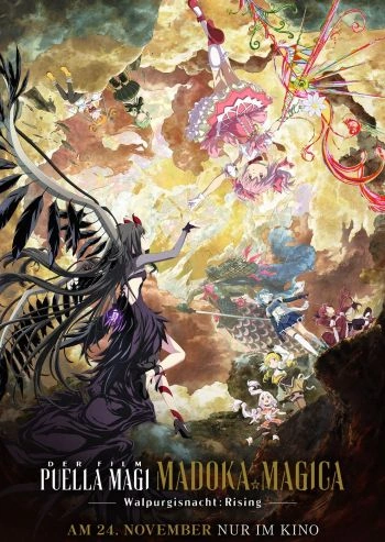 (OMU) Puella Magi Madoka Magica Der Film -Walpurgisnacht: Rising(OmU, jap. Ton, deutschen Untertite – Filmplakat